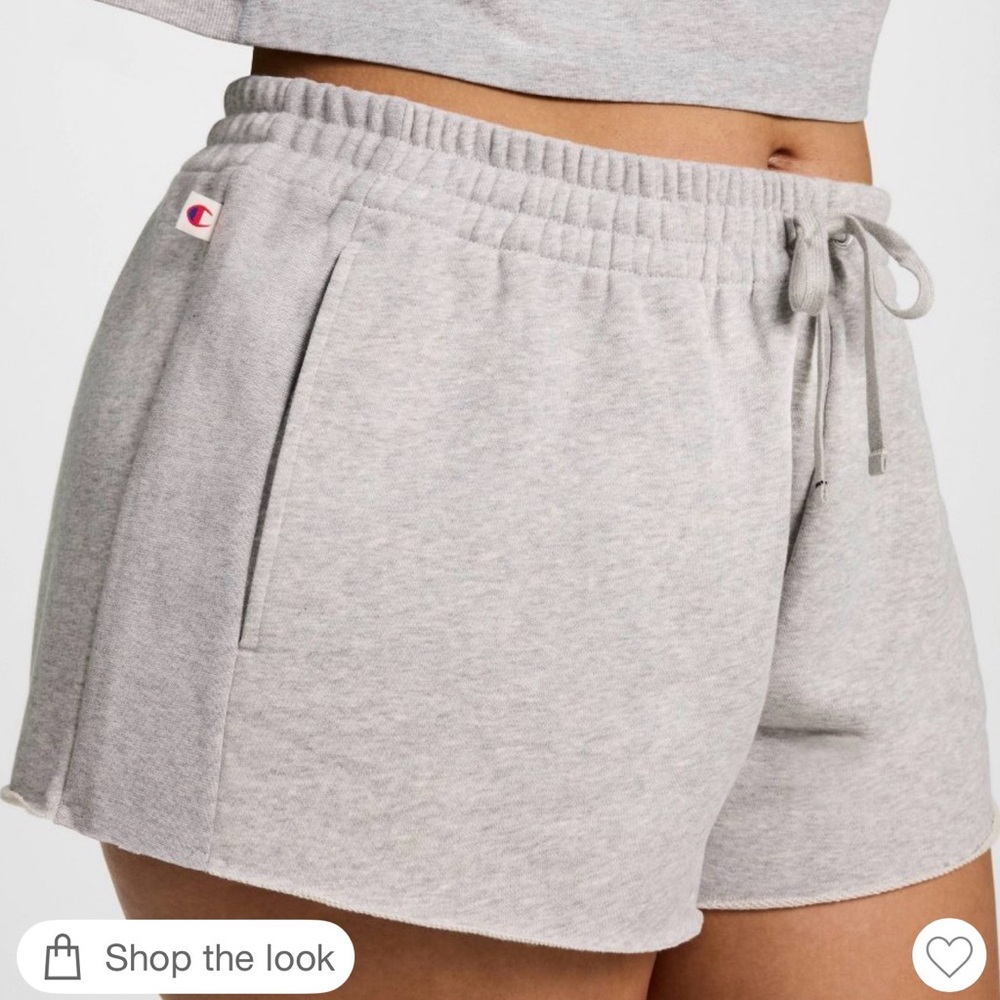 Champion Women's Athletic Gray Shorts Medium